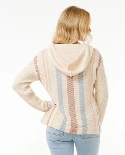 High Tide Stripe Poncho