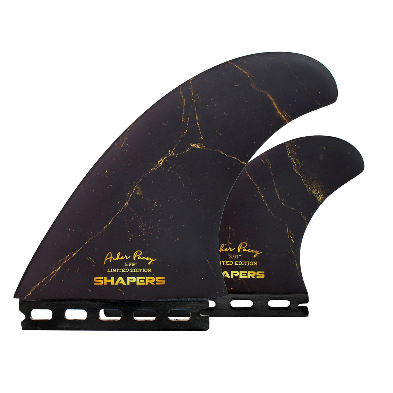 Asher Pacey Carbon Stealth Twin Fin Set