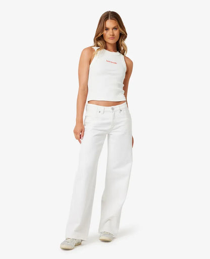 Abrand 99 Baggy White Wash Jeans
