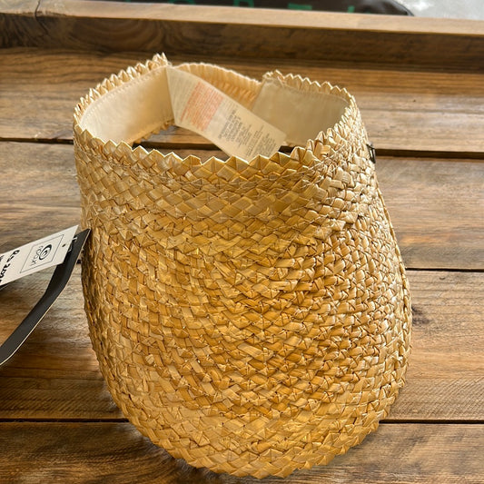 Paradise cove straw visor