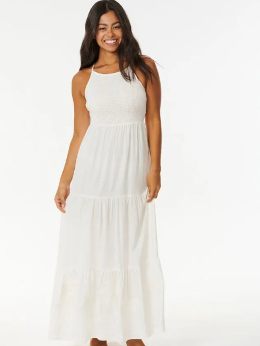 Pacific Dreams Embroidered Mid Dress