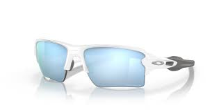 Flak 2.0 XL - Polished White Prizm Deep H2O Polarized OO9188 /91888259